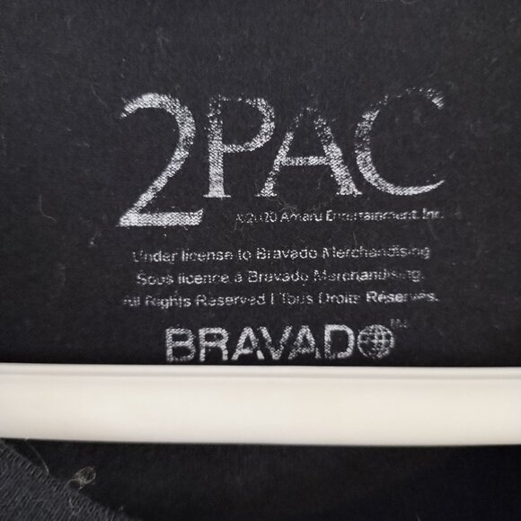 TUPAC MENS BAND TEE - Picture 2 of 3